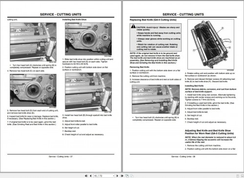 John Deere Walk Greens Mower 220 E Cut Hybrid SN 010001 Operator's Manual 2009 2