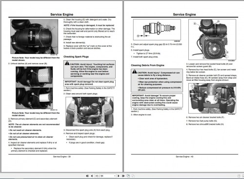 John Deere Ztrak Z700 Series SN 030001 Operator's Manual OMTCU30420 J1 2011 2