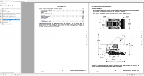 Bobcat Service Library Portuguese PT 02.2021 Operation & Maintenance Manual DVD 5