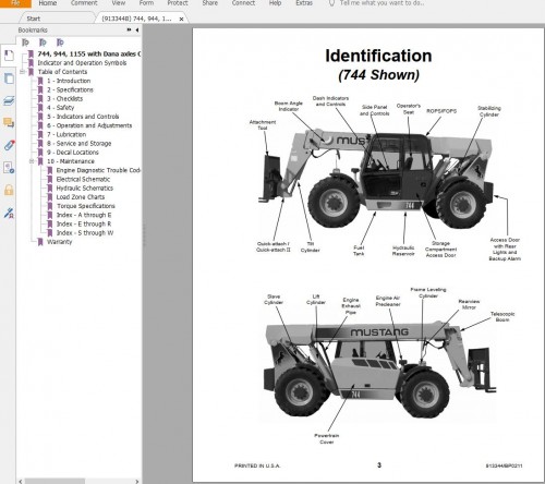 Mustang Machinery Heavy Equipment 1.28 GB PDF 2022 Operator Manuals DVD (10)