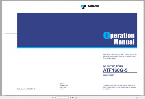 Tadano Mobile Crane 13.5 GB PDF DVD Updated 03.2022 Operator & Maintenance Manual DVD 03 (8)