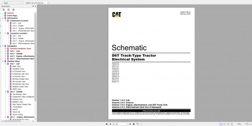 CAT Track Types 1.1GB Full Models 03.2022 Updated Electric Hydraulic Schematics EN PDF DVD 1