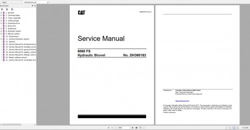 CAT Hydraulic Shovel 44GB Update 03.2022 Full Models Service Manuals PDF DVD 8