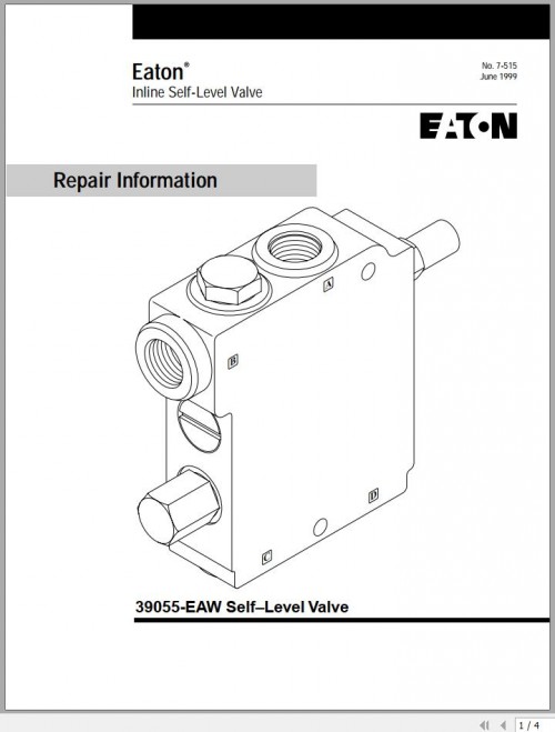 Eaton 39055 Self Level Valve Repair Information 915093 1