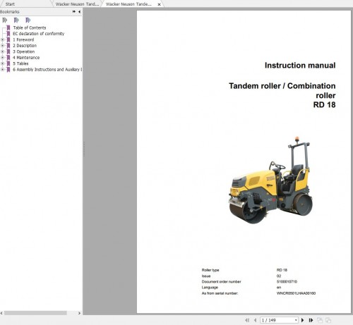 Wacker-Neuson-Tandem-Roller-RD18-Operators-Manual--Spare-Parts-Catalog-5100011383-1.jpg