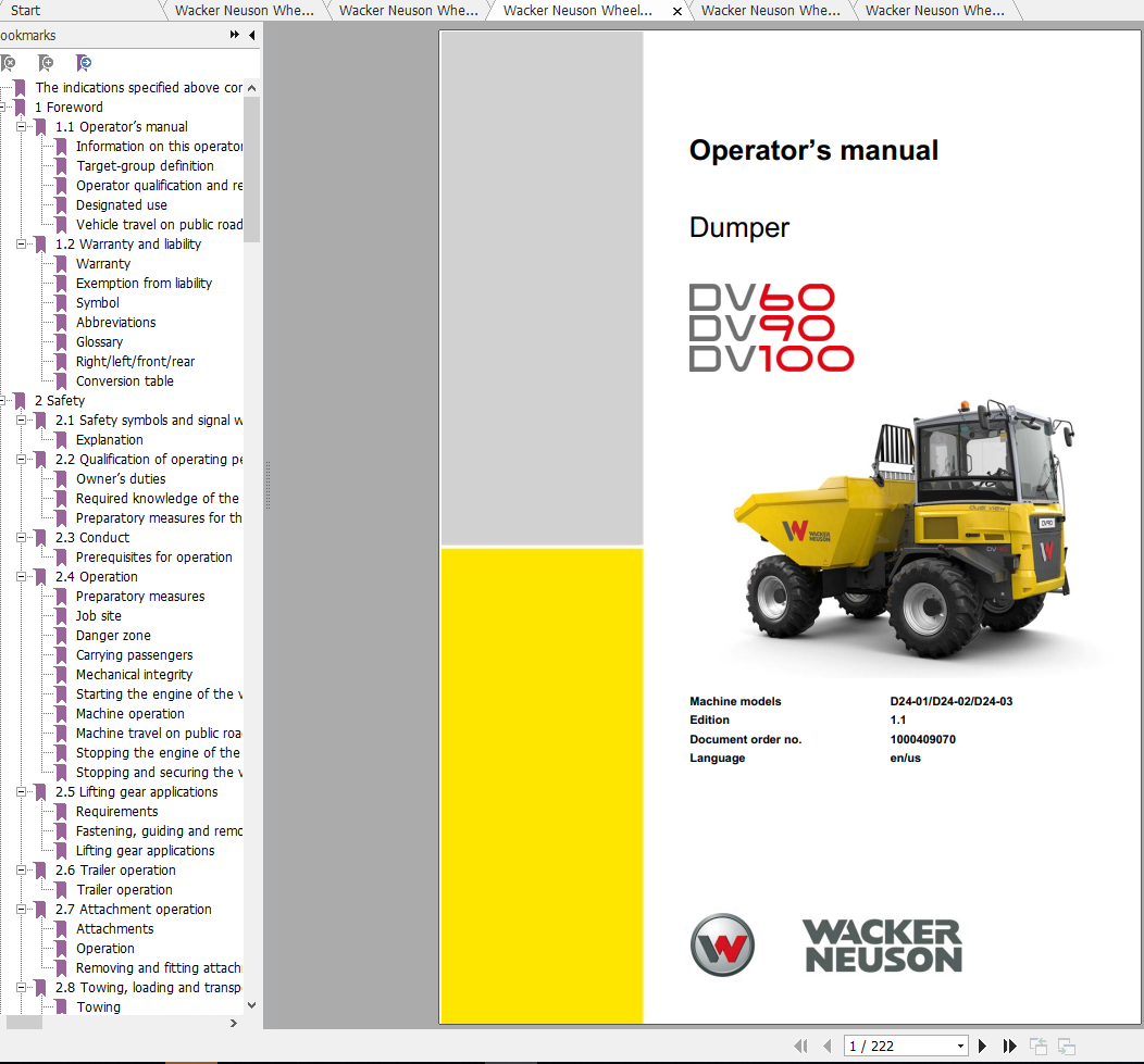 Wacker Neuson 1501 Dumper Spare Parts List Manual 1000165936 - PDF DOWNLOAD  by www.heydownloads.com - Issuu
