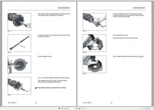 ZF Multitrac Axle MT L 3010, 3015, 3020, 3025 II Service Manual 50940485A (2)