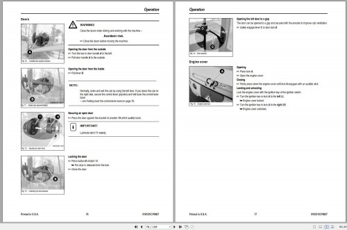 Gehl Wheel Steer Loader 680 Operator's Manual 918121 08 (2)