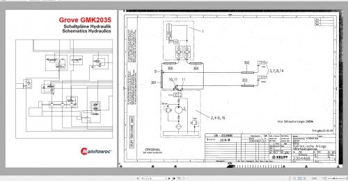 Manitowoc Cranes GMK2035 Electric, Hydraulic,Pneumatic Diagrams PDF EN DE (2)