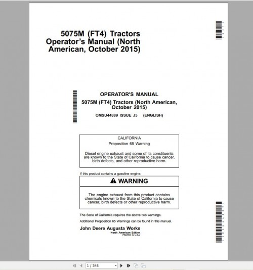 John Deere Tractor 15.8 Gb PDF Operation Manual Updated 2021 DVD 02c (9)