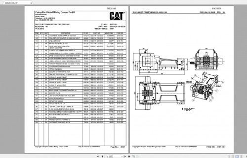CAT Armored Face Conveyor 33.3 GB Updated 04.2022 Full Models Spare Parts Manuals DVD 5