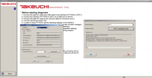 Takeuchi DIAGMASTER 4.1.0 2015 Diagnostics Software DVD 6