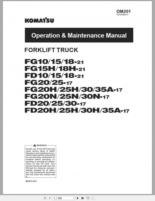 Komatsu-Forklift-Truck-FD15-21-M223-200001--up-Operation--Maintenance-Manual-OM201-1.jpg