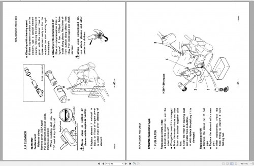 Komatsu Forklift Truck FG18 14 Operation & Maintenance Manual OM025 (2)