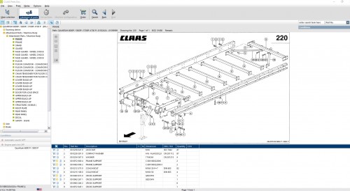 Claas Parts Doc 2.2 05.2022 Agricultural Updated 726 EPC Spare Parts Catalog DVD 4