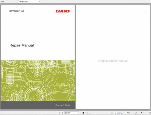 Claas Agricultural Manuals 35.38GB Full Collection Updated 05.2022 PDF DVD 6