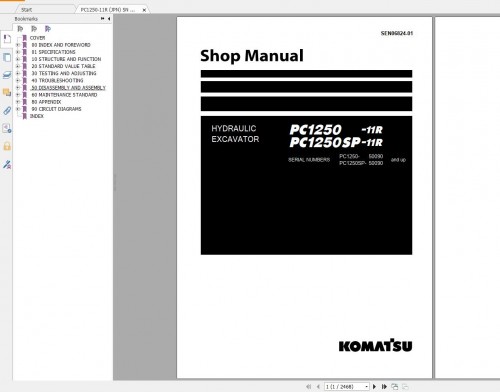 Komatsu Hydraulic Excavator Updated 2022 7.75 GB PDF Shop Manual, Operator Maintenance & Circuit Dia
