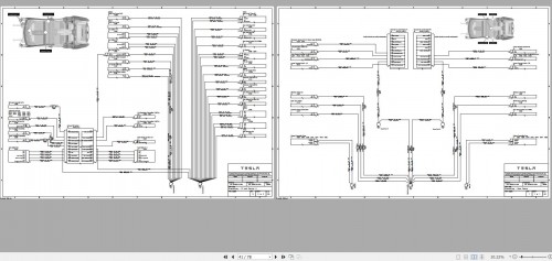 Tesla Model X 2017 RHD SOP6 Circuit Diagram 1