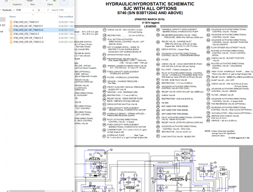 Bobcat Service Library 11.2021 Full Models Electrical & Hydraulic Schematic 7