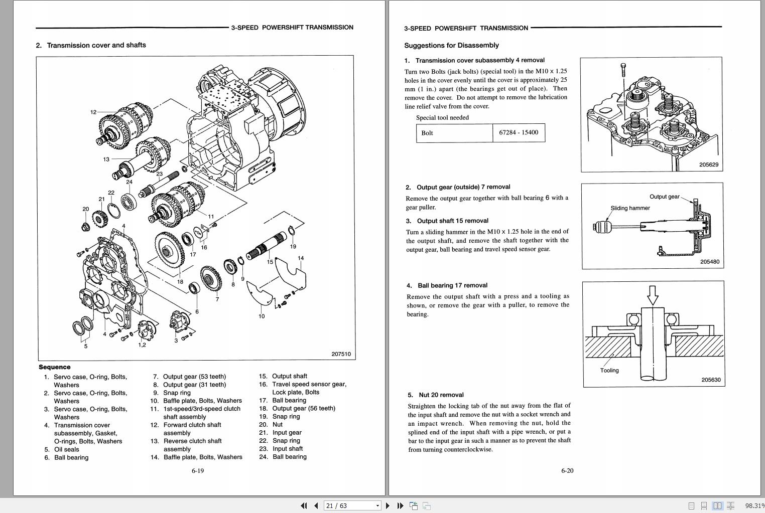 CAT Forklift DP100 Service, Operation & Maintenance Manual | Auto ...