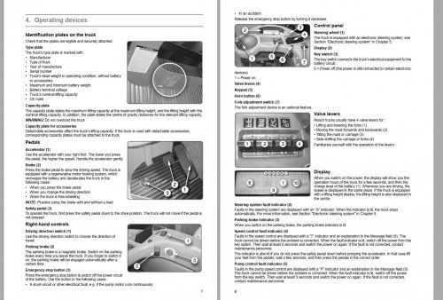 CAT Forklift NR14XC Service, Operation & Maintenance Manual 2