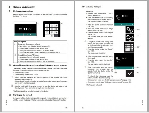 CAT Forklift NR15 NR18 Operation & Maintenance Manual 1