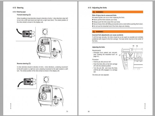 CAT Forklift NR20 NR23 ND18 Operation & Maintenance Manual 1