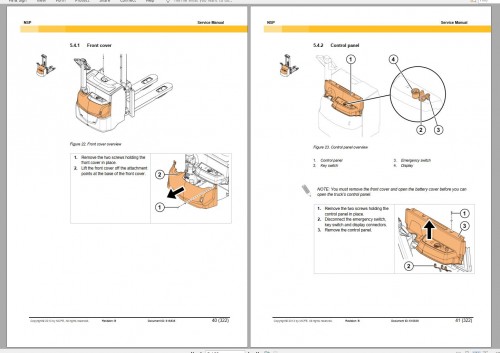 CAT Forklift NSP12N2I Service, Operation & Maintenance Manual 2