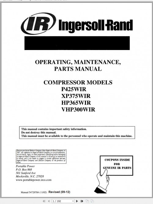 Ingersoll-Rand-Portable-Compressor-HP365-Parts-Manual-Operation-and-Maintenance-Manual-2012.jpg