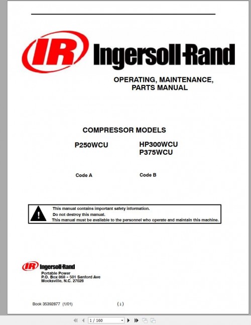 Ingersoll-Rand-Portable-Compressor-P250-Parts-Manual-Operation-and-Maintenance-Manual-2012.jpg