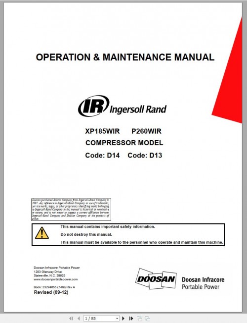 Ingersoll-Rand-Portable-Compressor-P260-Parts-Manual-Operation-and-Maintenance-Manual-2012.jpg