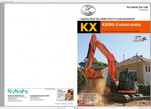 Kubota Construction, Tractor & Engine Operators Manual DVD 2