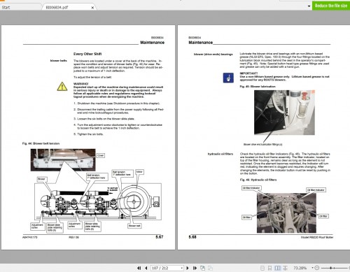 CAT Roof Bolter 542MB Collection Operation & Maintenance Manuals PDF DVD 4