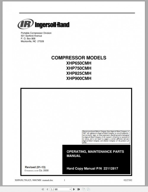 Ingersoll-Rand-Compressor-Modules-XHP825CMH-Part-Manual-Operation-and-Maintenance-Manual-2013.jpg