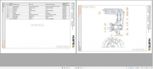 Hubtex Forklift MQ 45 2125 PU Soft Parts Manual, Operating and Maintenance Manual 2016 DE 2