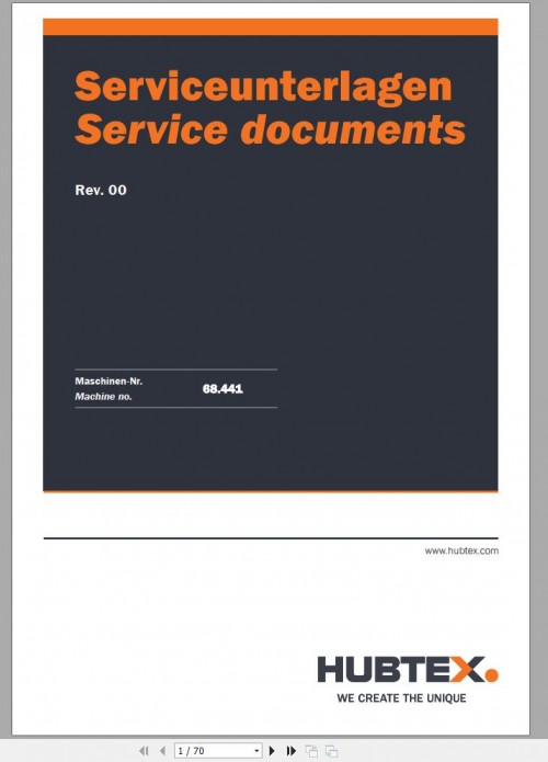 Hubtex Forklift MQ 45 2130 Parts Manual, Service Manual, Operating and Maintenance Manual 2021 EN DE