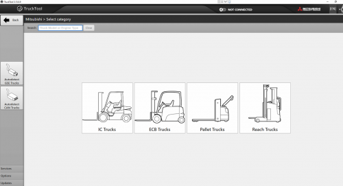 TruckTool 3.13.0.9 07.2022 Diagnostic Program (for Mitsubishi, Cat, TCM, UniCarriers ,Rocla) 4