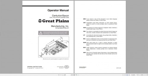 Great Plains Agricultural 11.9GB PDF Operator Manuals & Parts Manual DVD 3