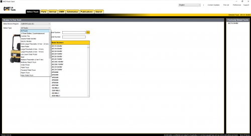 CAT Forklifts Trucks MCFE EPC 06.2022 Spare Parts Catalog DVD 5