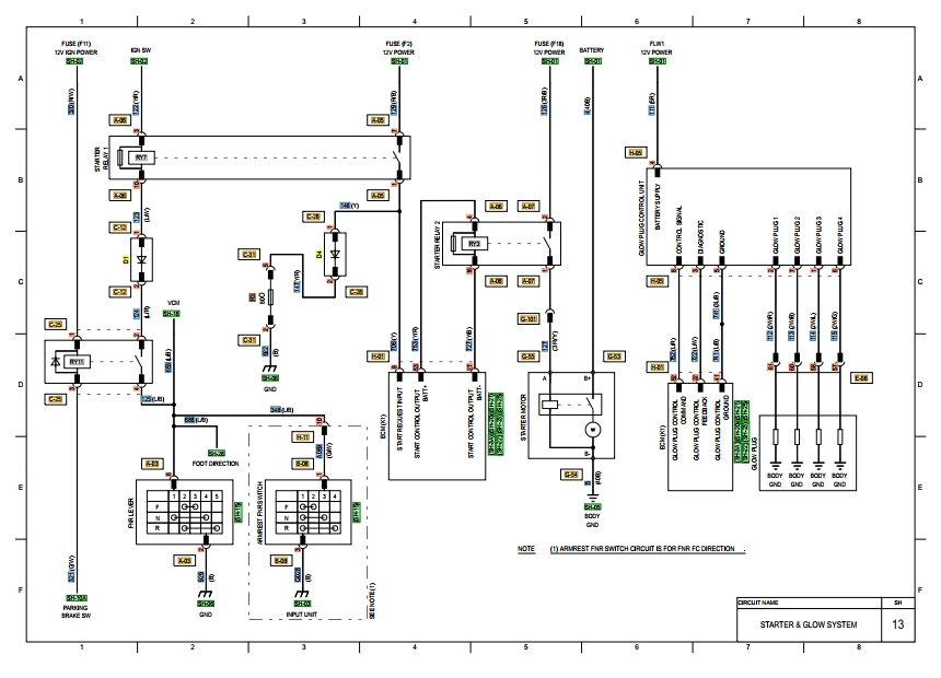 Mitsubishi Forklift FD50CN1 Diagrams, Service Manual Auto Repair