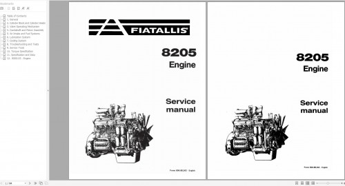 FIAT ALLIS 14C CRAWLER DOZER SERVICE MANUAL 1