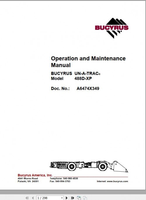 CAT Scoop 488DLHDXP 488 2848 Operation and Maintenance Manual BI629880