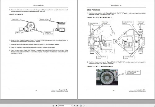 CAT Roof Support Carrier SH630 VT636 2 Operation And Maintenance Manual BI630083 1