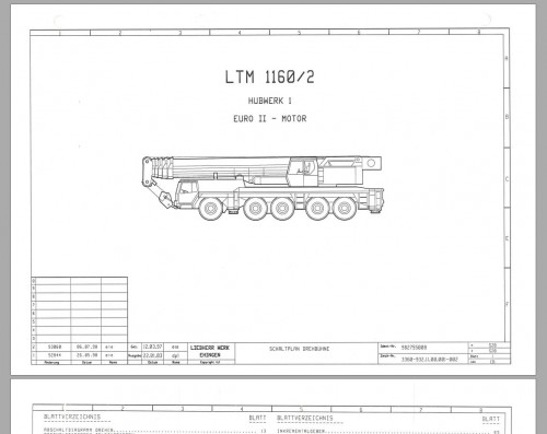 Liebherr Crane LTM 1160 2 Circuit Wiring Diagram OW & UW (1)