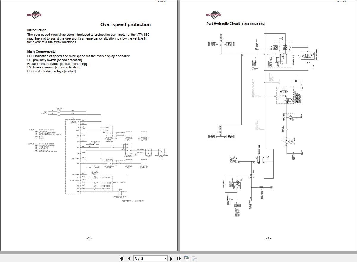 cat-roof-support-carrier-vta-630-versatrac-operation-of-over-speed