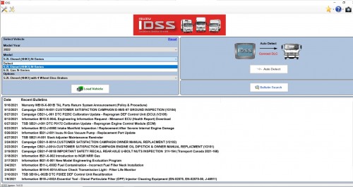 Isuzu US IDSS Diagnostic Service System 10.2021 Release Diangostic Software 4