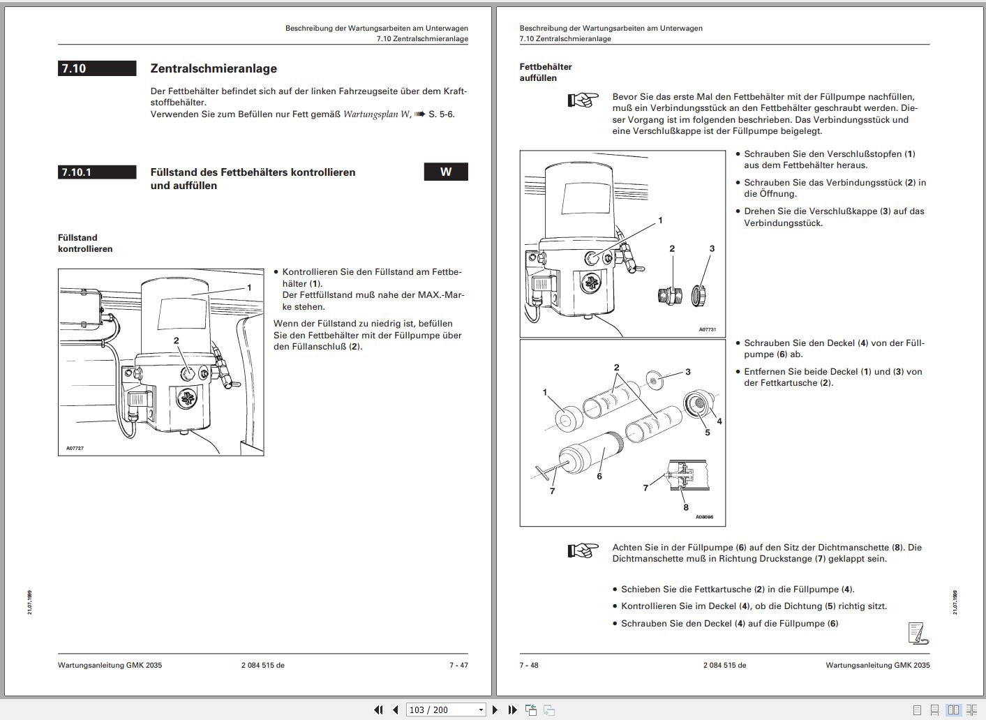 Grove Crane Gmk 2035 Parts Catalog, Schematics, Operation And 