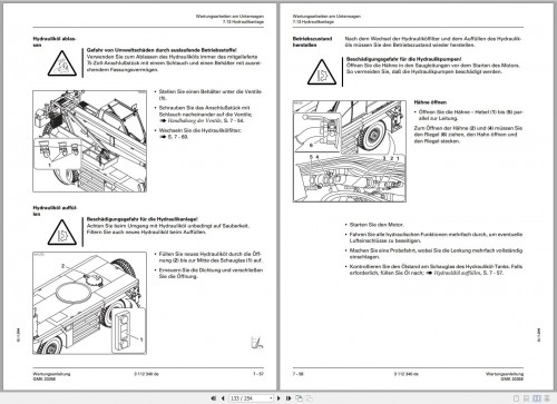 Grove Crane GMK 2035E Schematics, Operation and Maintenance Manual EN DE 1