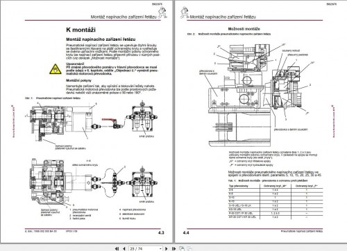 CAT Plow RHH 800 PF 3 822 Pneumatic Chain Tensioner Operation And Maintenance Manual BI623976 CZ 1
