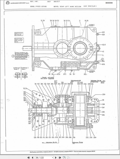 CAT Bucyrus Impact Roll SB250UB Parts Catalog BI000548 1